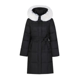 Big Fur Collar Women's Mid-length Winter Loose Korean Style Padded Down Jacket