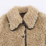 Women's Elegant Fleece Long Overcoat Outerwear