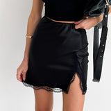 Fashion New Lace Splicing High Waist Women's Skirt