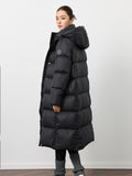 Slim Fit Warm Over-the-knee Lengthened Down Jacket Women