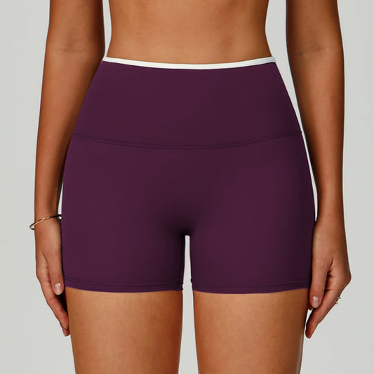 Women's Solid Color Casual Sports Yoga Shorts