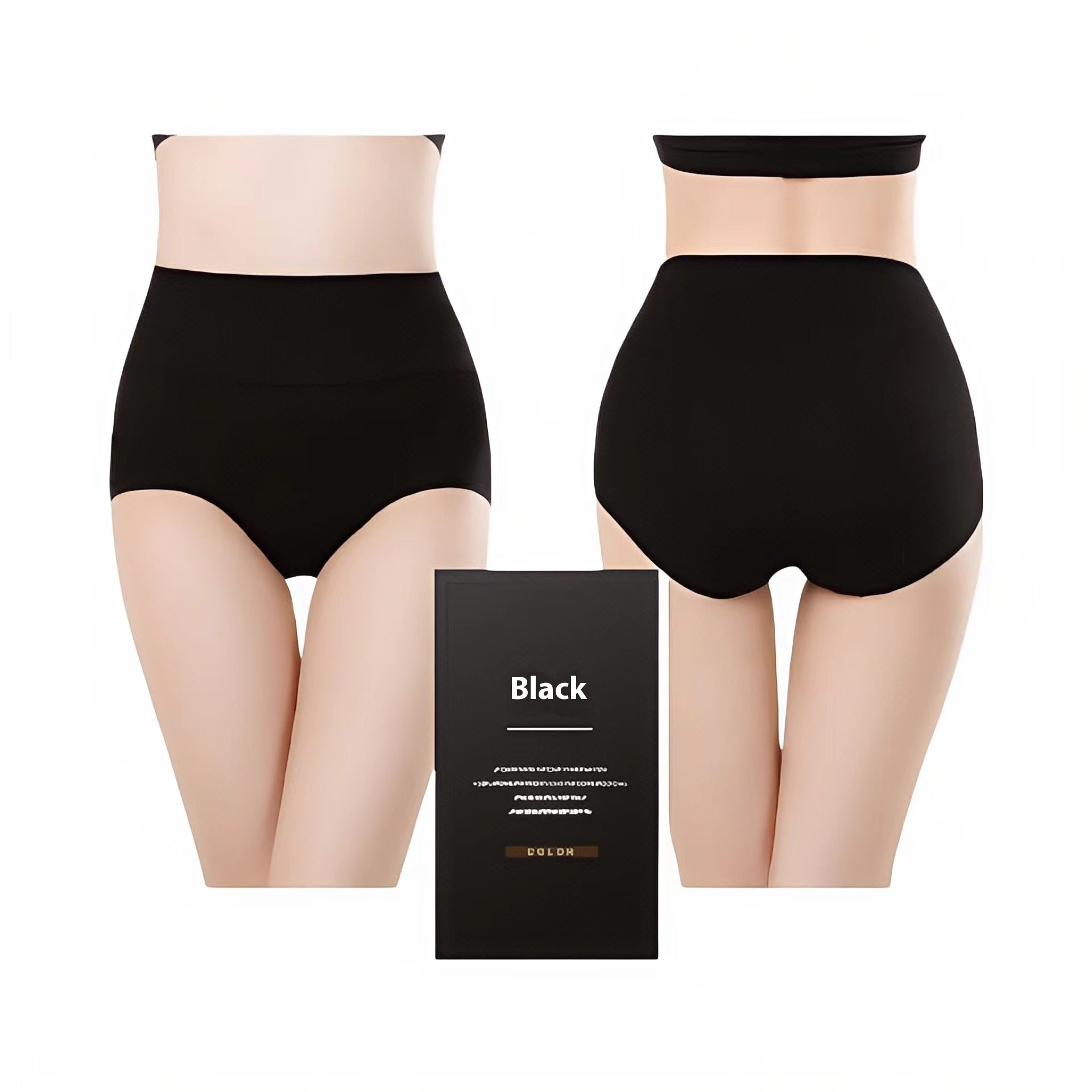 Women's Pure Cotton High Waist Pure Color Simple Slim Fit Simple And Comfortable Elegant Underwear
