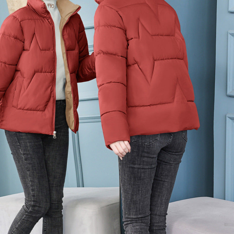 Women's Short Cotton Jacket Korean Style