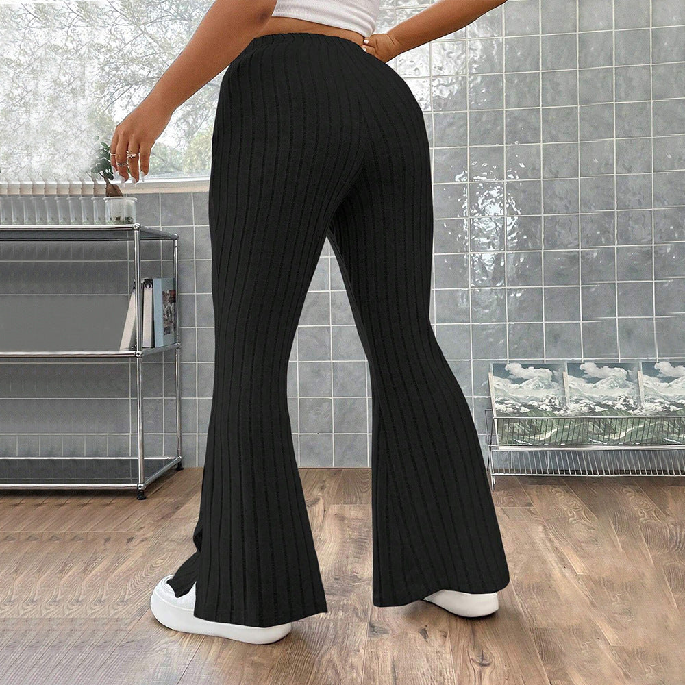 Simple Fashionable Casual Draping Leg-slimming Wide-leg Pants