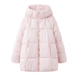 Winter New Loose Mid-length Down Thickened Cotton Coat For Women