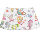 Millennium Hot Girl Cartoon Digital Printing Low Waist Mini Skirt