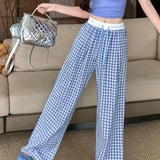 Women's Thin High-Waist Drape Straight Versatile Casual Pants