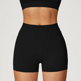 Nude Feel Yoga Shorts High Waist Tight Workout Shorts