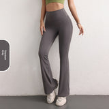 European And American High-waisted Peach Butt-lifting Quick-dry Flare Yoga Pants For Women