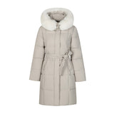 Big Fur Collar Women's Mid-length Winter Loose Korean Style Padded Down Jacket