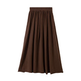 Women's Polyester Blended Fall Winter Skirt