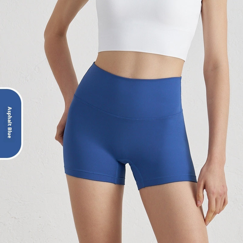 Double-sided Grinding Shorts Yoga Pants Female High Waist Track Shorts