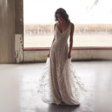 New Dress Bronzing V-neck Long