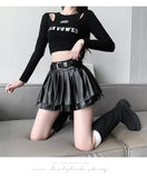 Silver Pleated Skirt For Women Early Slightly Elastic