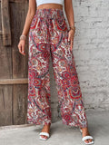 Retro Casual Pants High-waisted Trousers Women