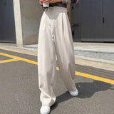 Women's New Versatile Straight-leg Loose Wide-leg Pants