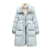 Fashion Down Jacket Women's Mid-length Thick Below The Knees Coat