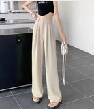 Women's New Versatile Straight-leg Loose Wide-leg Pants