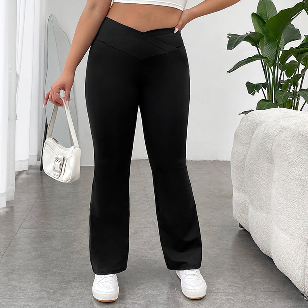 Women's High-Waisted Slim-Fit Bootcut Flare Pants