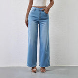Women's Fashion Casual Stretch Straight High Waist Jeans