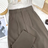 Women's New Versatile Straight-leg Loose Wide-leg Pants