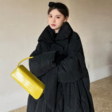 Women's Large Size Winter Clothing Mid-length Korean Style