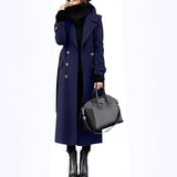 Thick Wool Women's Coat Extended
