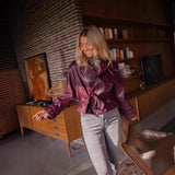 Street Retro High-grade Leather Jacket Short Coat