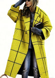 Lady's Multi -color  Long-sleeved  Coat