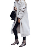 European And American Autumn And Winter Double-sided Lapel Woolen Coat For Women